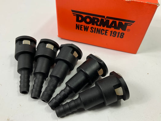 (5) Dorman 800-083 Fuel Line Quick Connector 14'' To 5/16'' 180 Degree