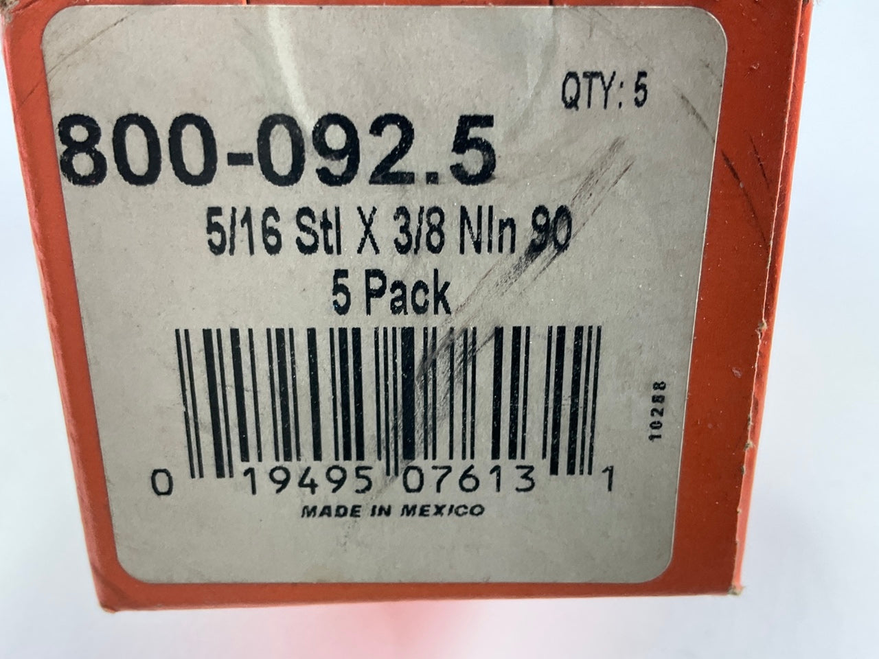 (5) Dorman 800-092 Fuel Line Quick Connector, 5/16'' To 3/8'' 90 Degree