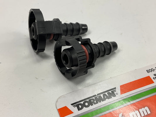 Dorman 800-113 Emission Vent Hose Connector Straight To 6mm Barbed, Pair