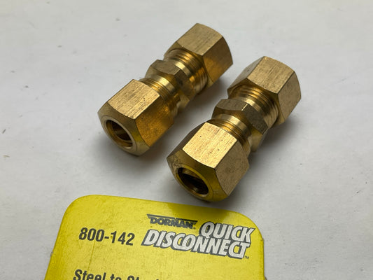 Dorman 800-142 Fuel Line Compression Union - 5/16'' Steel Line To Steel Connector