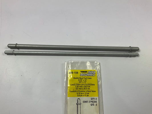Dorman 800-159 Double Bead 5/16'' & 3/8'' Steel Fuel Repair Lines, 12'' Long