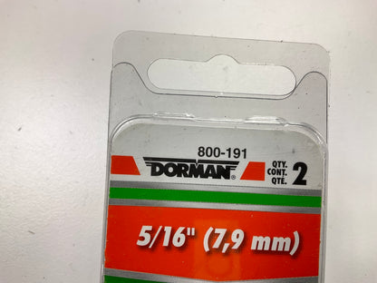 Dorman 800-191 Nylon Fuel Line Unions - 5/16 In. - Pack Of 2
