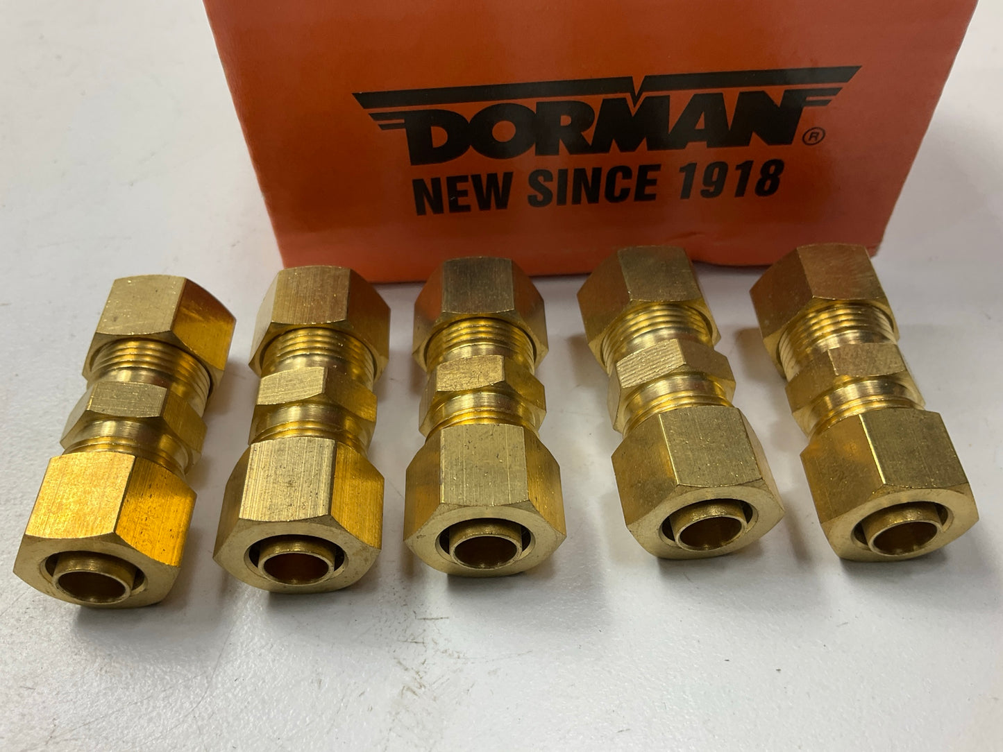 Dorman 800-223 Fuel Line Compression Union Fitting - 3/8'' Nylon To Steel, 5 Pack