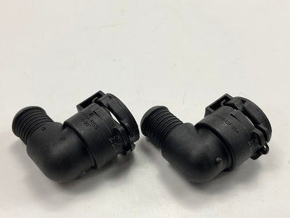 Dorman 800-318 8 Mm ID Heater Hose Connector, Elbow 90 To 8mm ID Barbed, Pair
