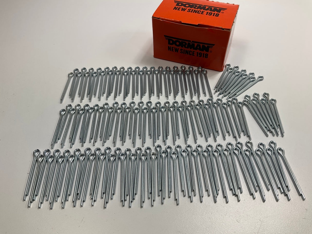 Dorman 800-415 1/8'' X 1-1/2'' Zinc-Plated Steel Standard Cotter Pins (140 Pieces)