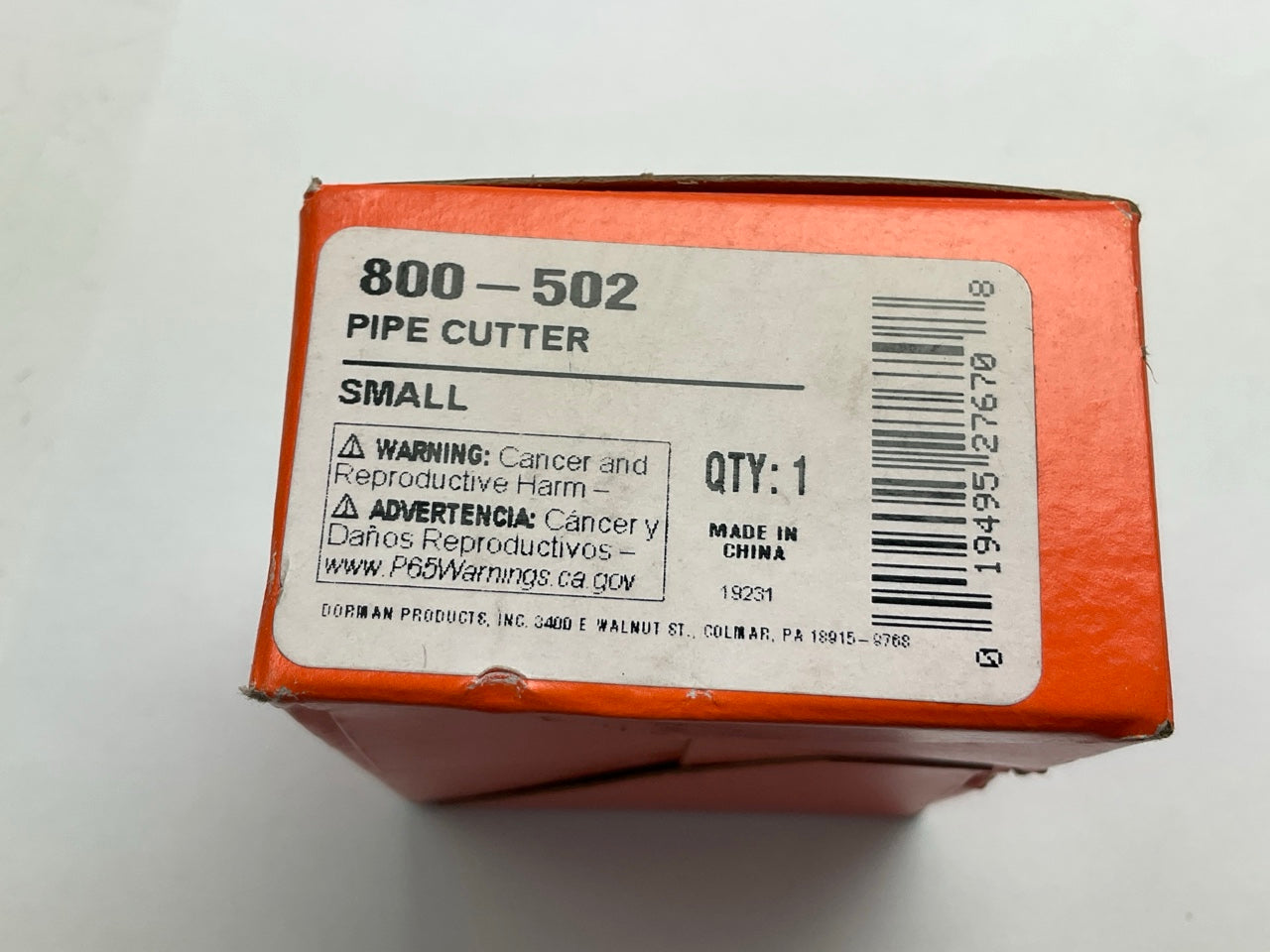 Dorman 800-502 Pipe Fuel Line Cutting Cutter Tool  1/8'' To 5/8'' Mini Tube Cutter