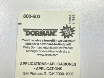 Dorman 800-603 Automatic Transmission Oil Cooler Line Connector