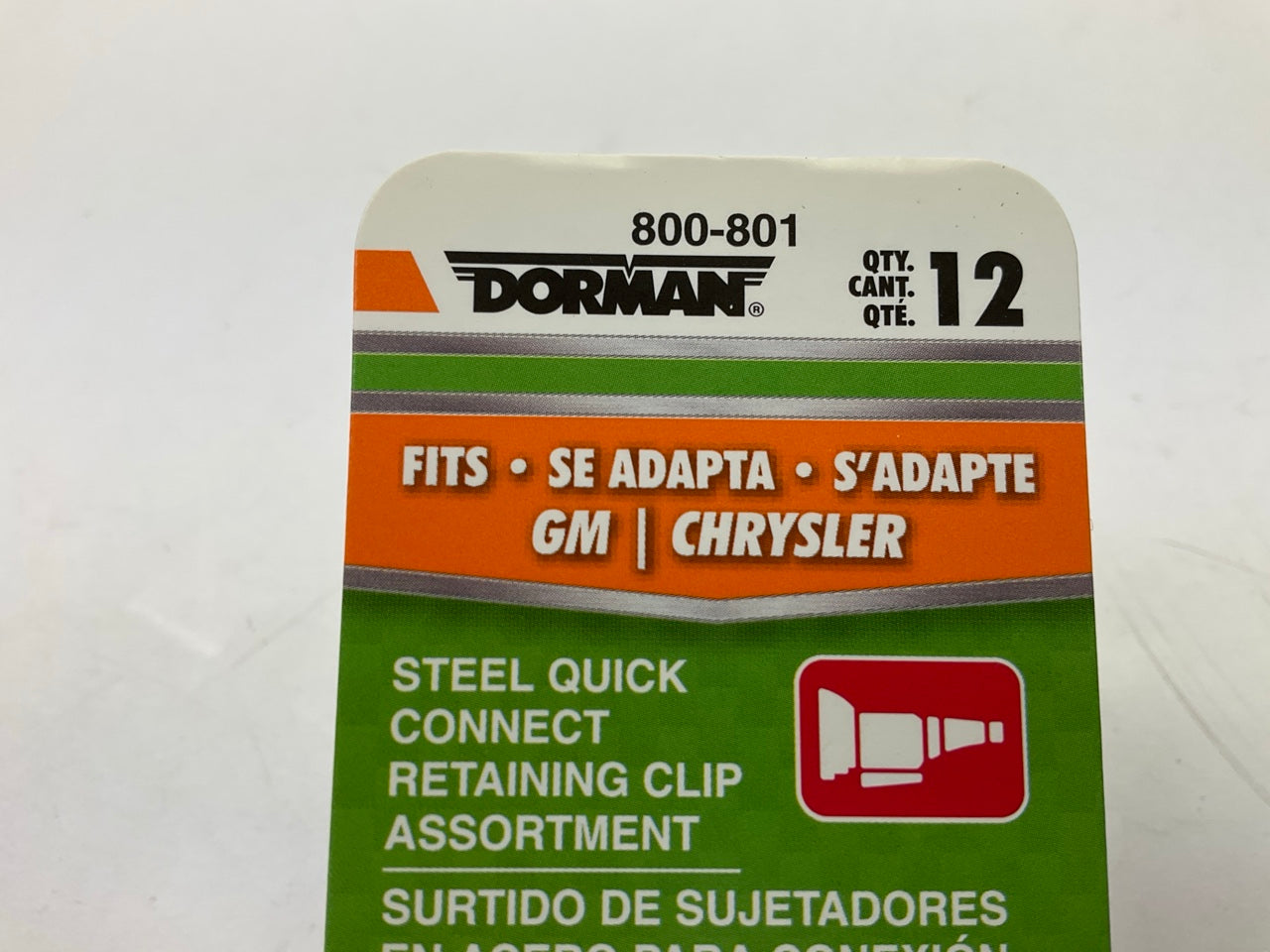 Dorman 800-801 Quick-Connect Transmission Oil Cooler Line Clips Assortment Pack