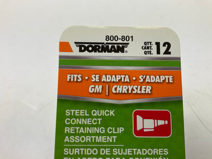 Dorman 800-801 Quick-Connect Transmission Oil Cooler Line Clips Assortment Pack