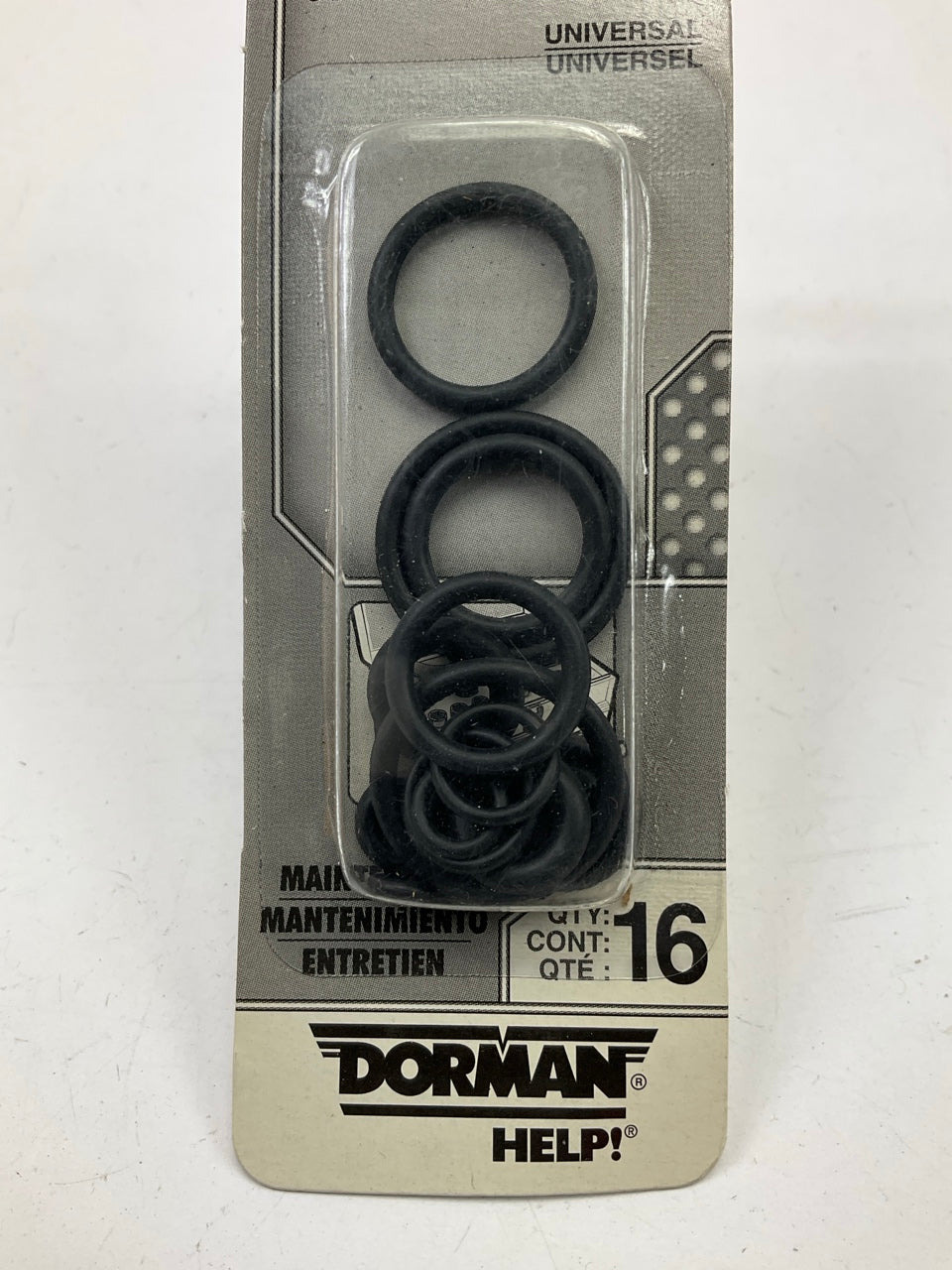 DORMAN 80000 O-Ring Assortment Set 1/4, 9/32, 5/16, 11/32, 3/8, 7/16,1/2, 9/16