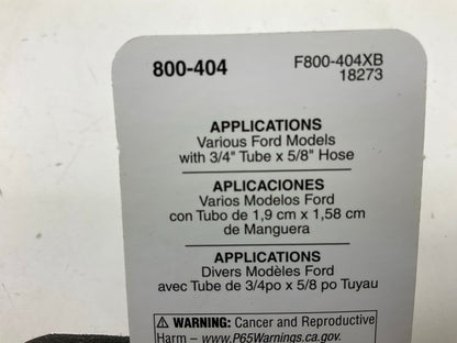 Dorman 800404 HVAC Heater Hose Connector - Ford 3/4'' Tube X 5/8'' Hose