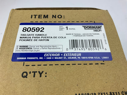 Dorman 80592 Tailgate Handle (For Models Without Lockable Gate Only)