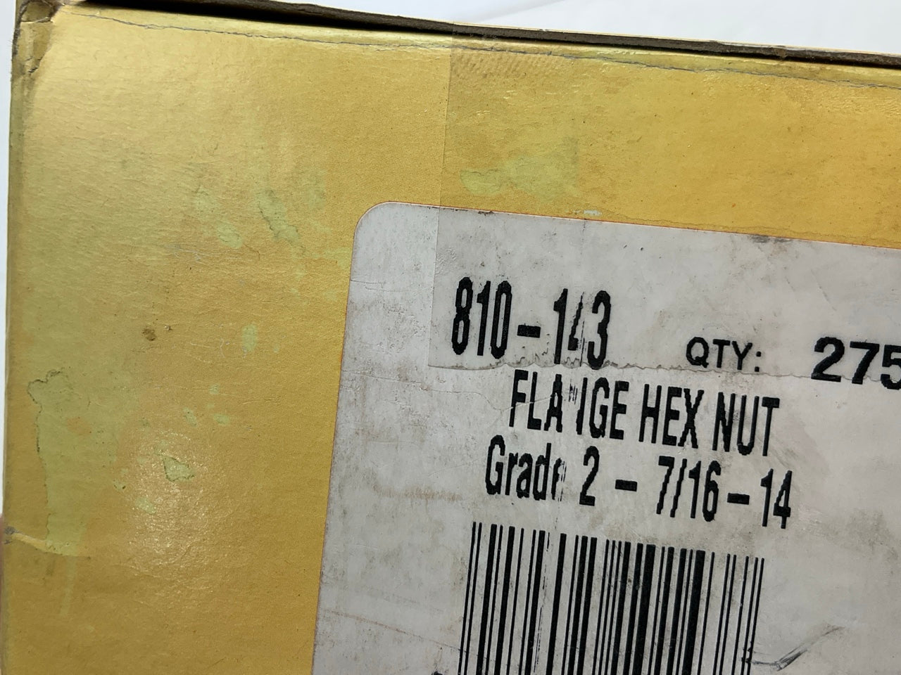 Dorman 810-143 Flange Hex Nut, 7/16-14 Inch Thread, 250 / Pack