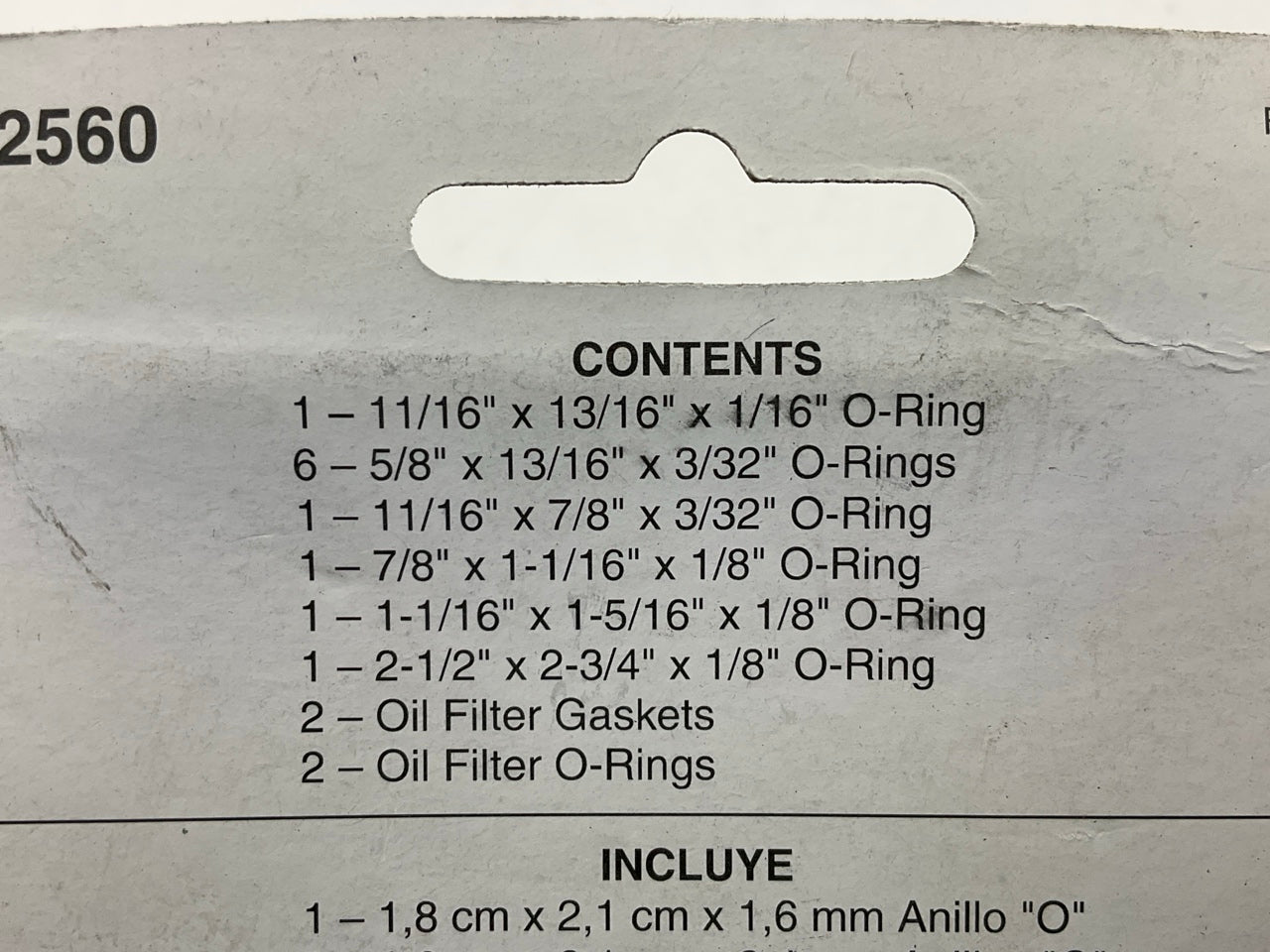 Dorman 82560 Engine Oil Filter Adapter O-Ring Seals Pack