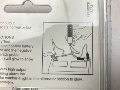 Dorman 84502 Charging System Analyzer - BATTERY Test + ALTERNATOR Test Tool