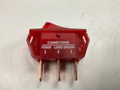Dorman 84834 Illuminating Red Rocker Switch, Red Body / Glow - Rectangular Style
