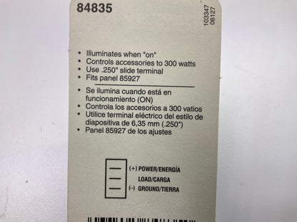 Dorman 84835 Illuminating Rocker Switch 25 AMPS - Blue Body
