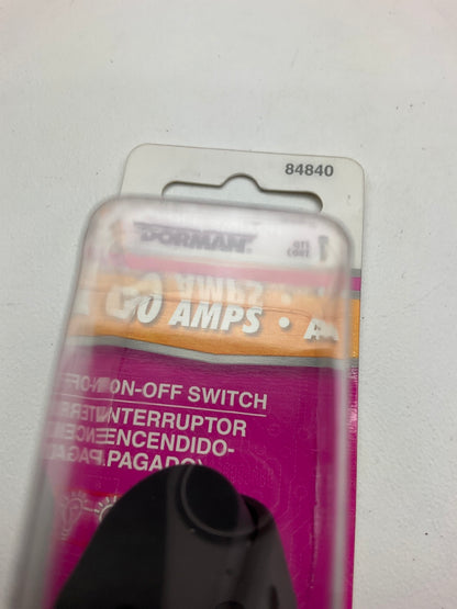 Dorman 84840 30 Amp Oval Style Rocker Switch - Black Body / Red LED Glow