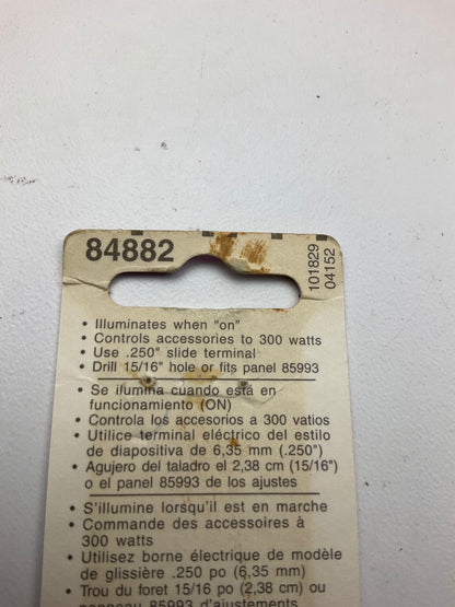 Dorman 84882 25 Amp Amber LED Rocker Switch - Round Style
