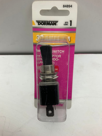 Dorman 84894 RED LED Illuminated Toggle Switch, 30 Amp 12V