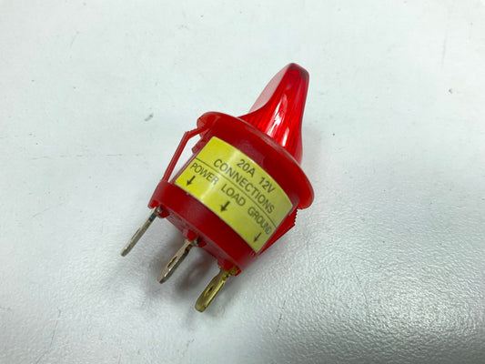 Dorman 84904 Illuminated 20A 20 Amp Toggle Switch, Red