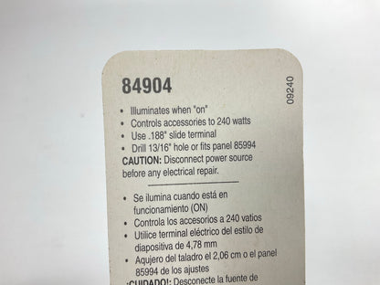 Dorman 84904 Illuminated 20A 20 Amp Toggle Switch, Red