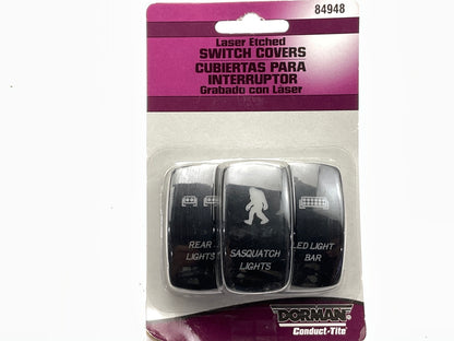 Dorman 84948 Electrical Switch Rocker Covers Rear LED Light Bar Sasquatch