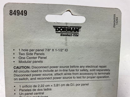 Dorman 84949 Universal Switch Modular Mounting Panel - 3 PCS