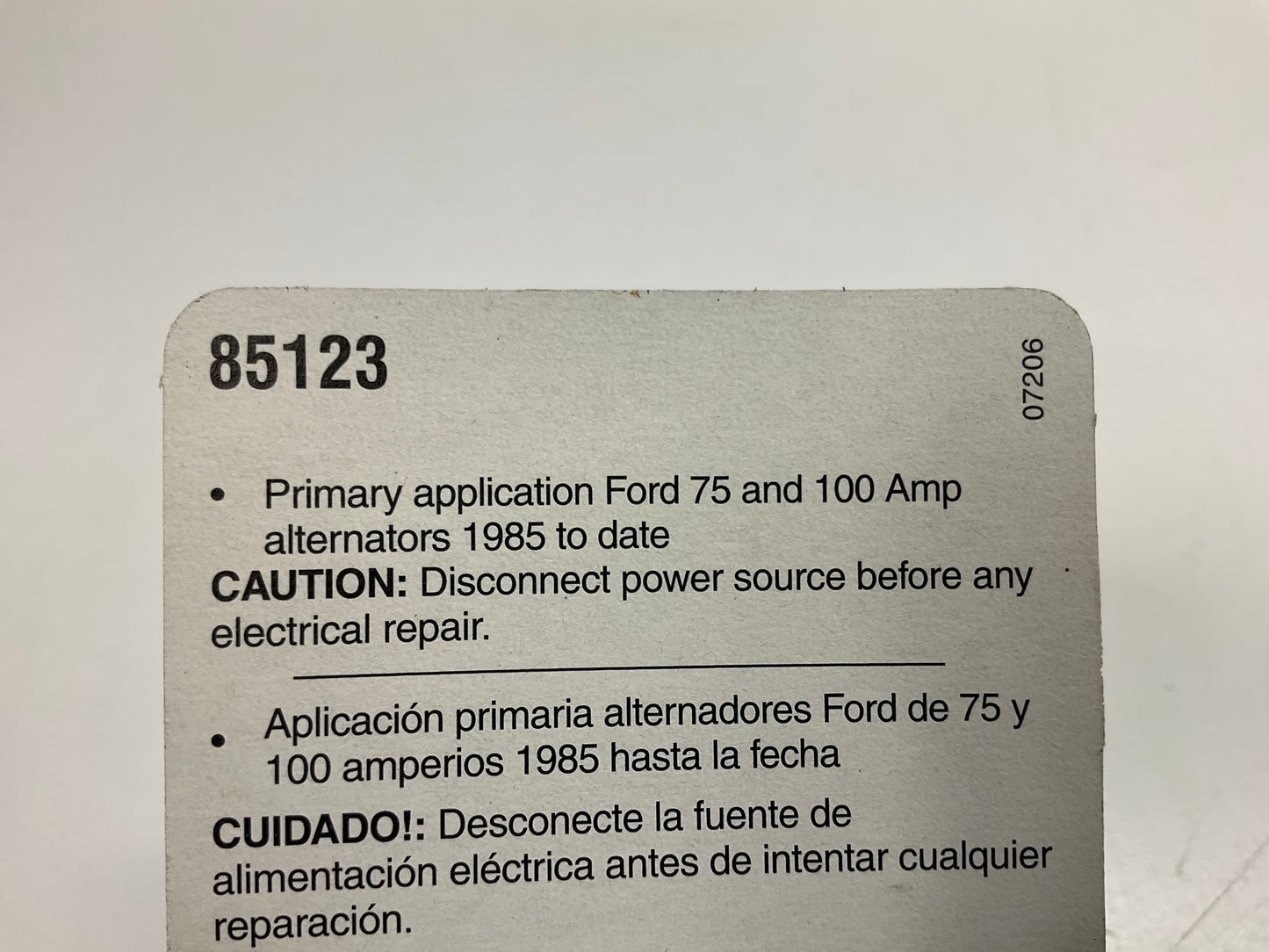 Dorman 85123 High Amp Alternator Connector Wire Pigtail Socket - Ford 75A & 100A