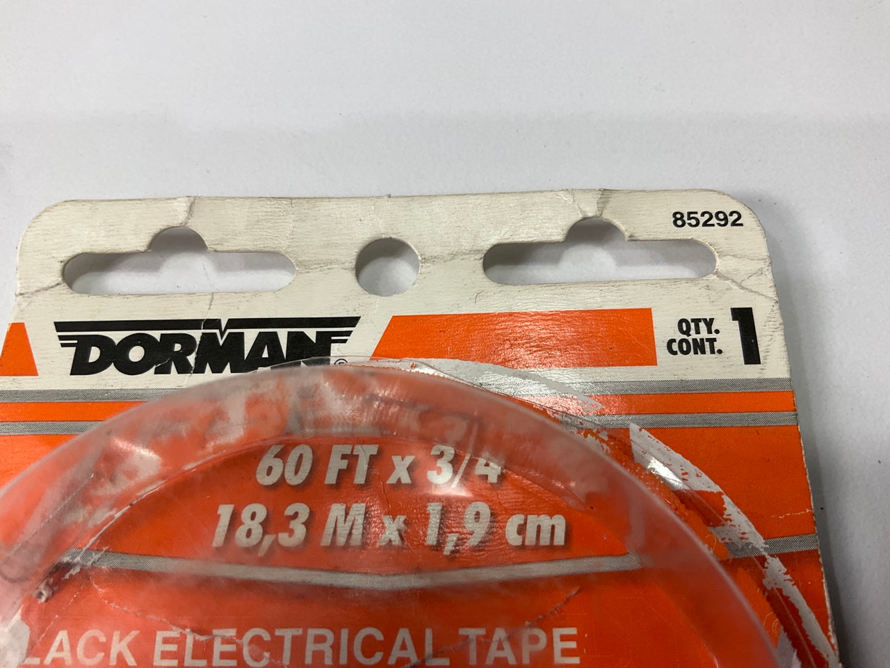 Dorman 85292 3/4 In X 60 Ft Black Electrical Tape