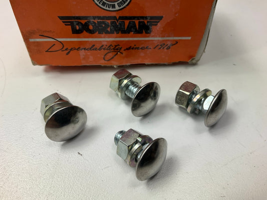 (4) Dorman 853-023 Bumper Bolts With Nuts 5/16''-18 Thread X 3/4'' Length