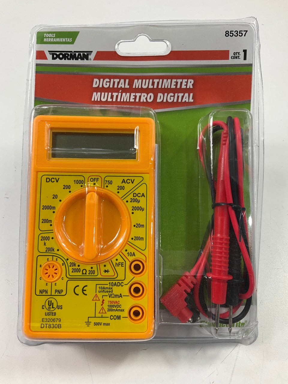 Dorman 85357 Digital Multimeter Tester