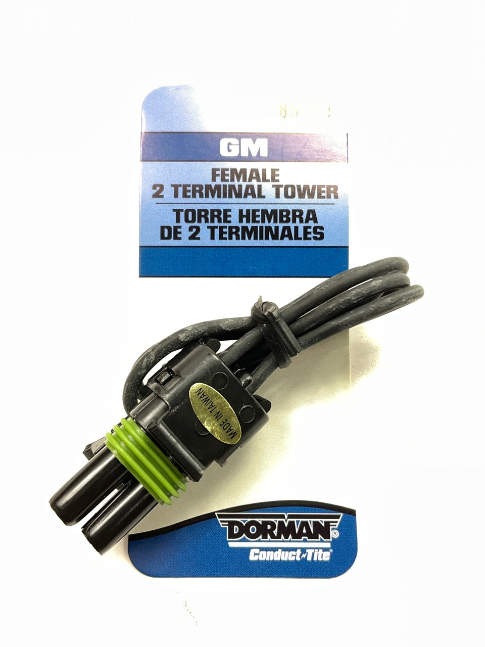 Dorman 85390 Weather Pack Pigtail Connector - GM Female 2 Terminal Tower