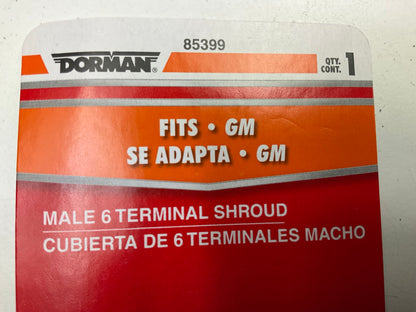 Dorman 85399 WeatherPack GM Replacement 6-Terminal Male Shroud Connector
