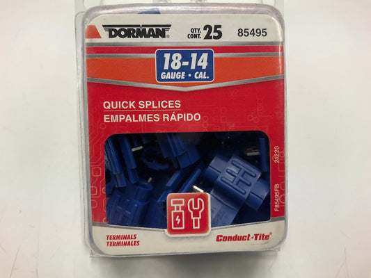 Dorman 85495 18-14 Gauge Quick Splice Terminal - 25 Qty