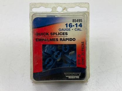 Dorman 85495 16-14 Gauge Quick Splice Connector Terminal, Blue - 25 PACK