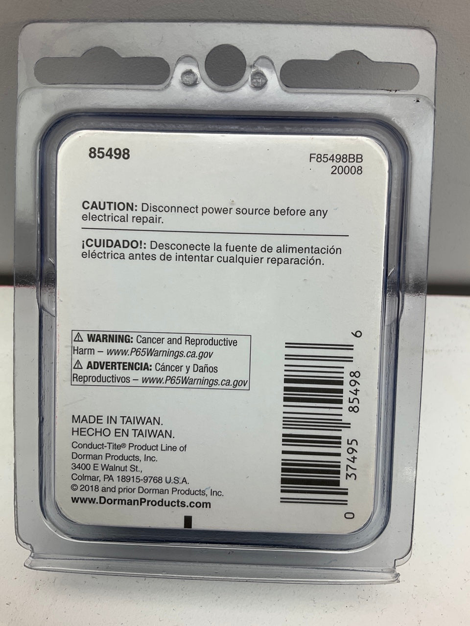 Dorman 85498 16-14 Gauge Butt Electrical Connector Terminal, Blue - 100 Pack