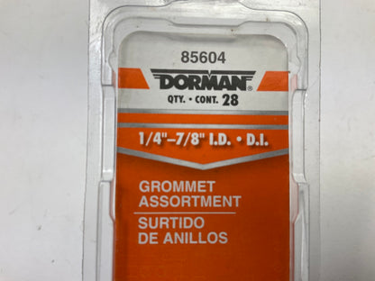 Dorman 85604 Rubber Grommets Pack For Electrical Wire Or Gauge Tubing, 1/4''-7/8''