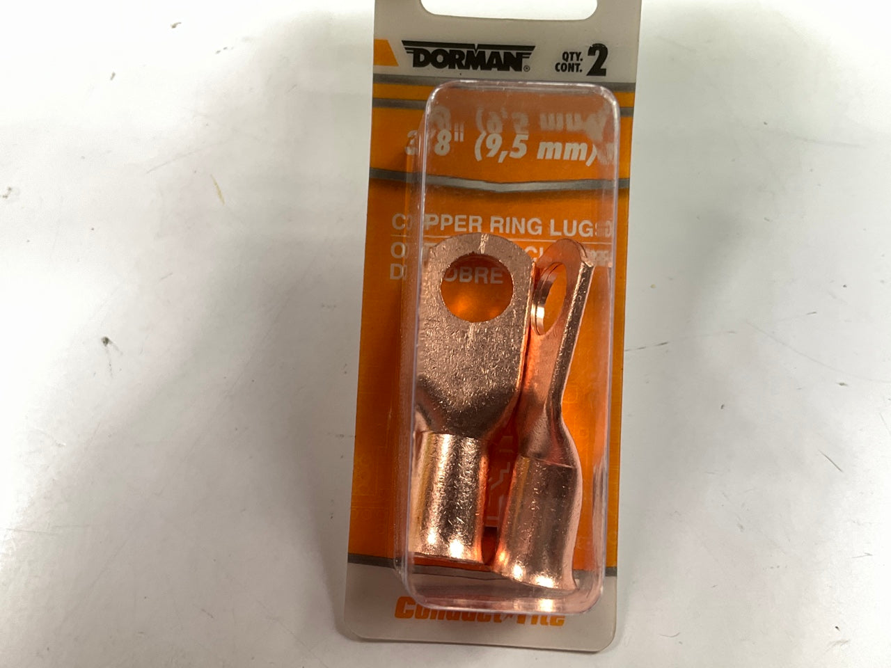Dorman 85635 2 Gauge, 3/8'' Copper Ring Lug - Pack Of 2