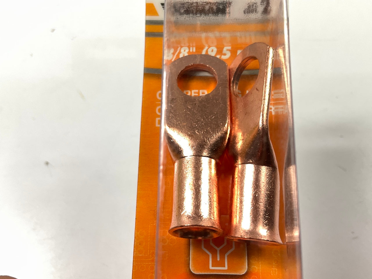 Dorman 85635 2 Gauge, 3/8'' Copper Ring Lug - Pack Of 2