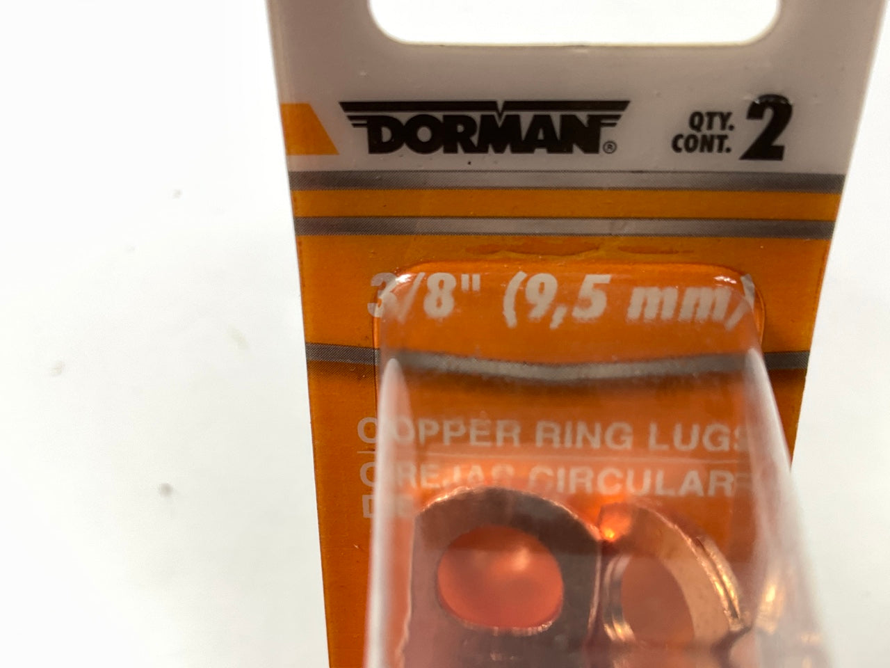 Dorman 85635 2 Gauge, 3/8'' Copper Ring Lug - Pack Of 2
