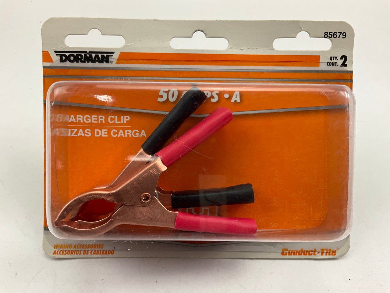 Dorman 85679 50 AMP Red / Black Insulated Clamp - Pack Of 2