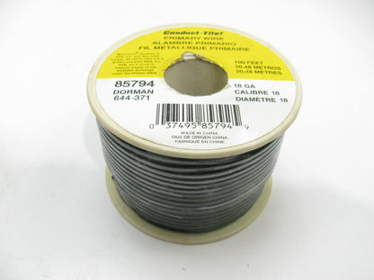 Dorman 85794 Primary Wire 18 Gauge Black - 100 Feet Roll
