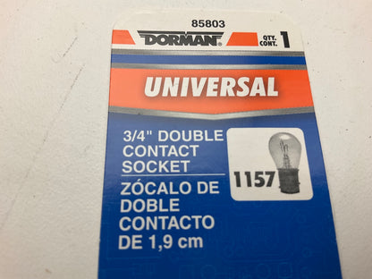 Dorman 85803 Electrical Light Bulb Socket - 2-Wire Double Contact For Bulb 1157