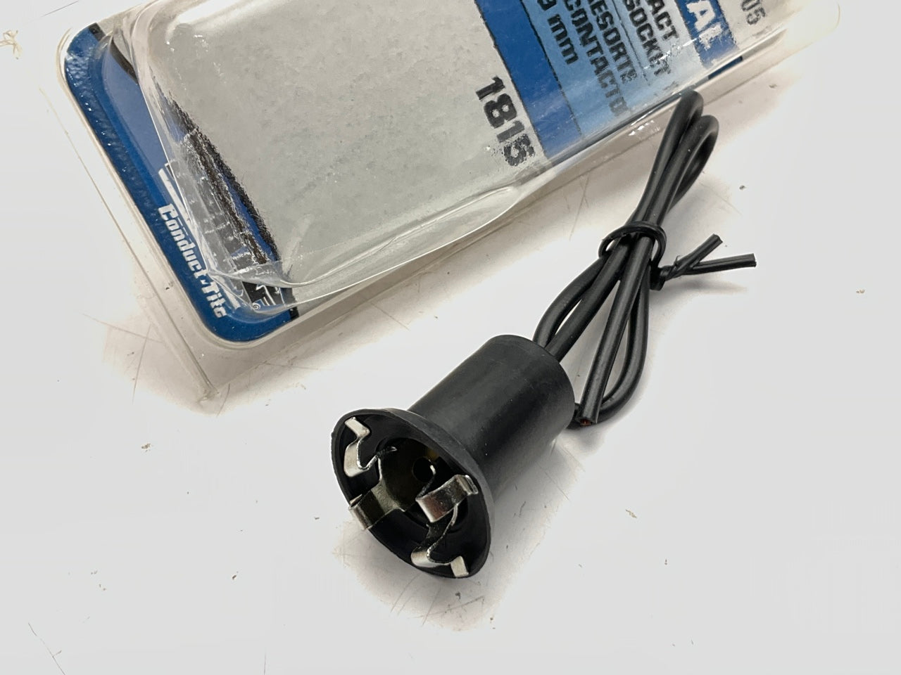 Dorman 85805 Light Bulb Socket 1-Wire Single Contact Snap-In 5/8'' For Bulb 1815