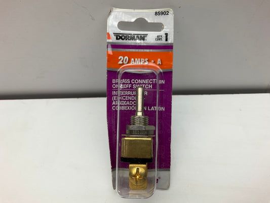 Dorman 85902 Toggle Switch - Brass W/ Screw Terminal - 20 Amp (240 Watts)