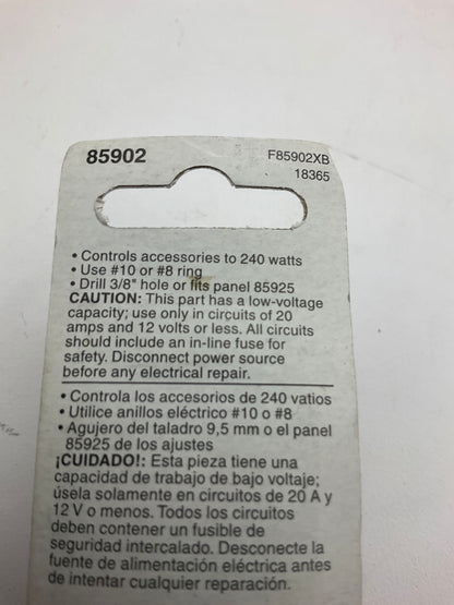 Dorman 85902 Toggle Switch - Brass W/ Screw Terminal - 20 Amp (240 Watts)
