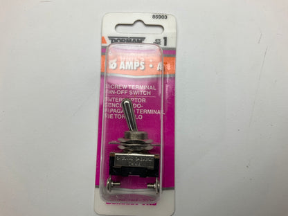 Dorman 85903 6 Amp Metal Toggle Switch W/ Screw Terminals 125V