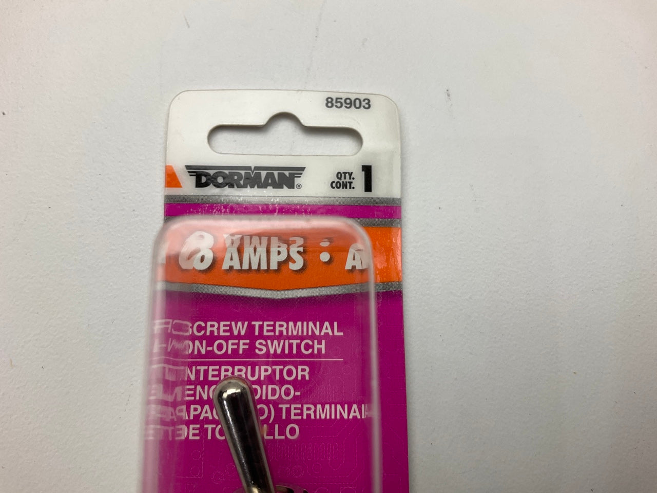 Dorman 85903 6 Amp Metal Toggle Switch W/ Screw Terminals 125V