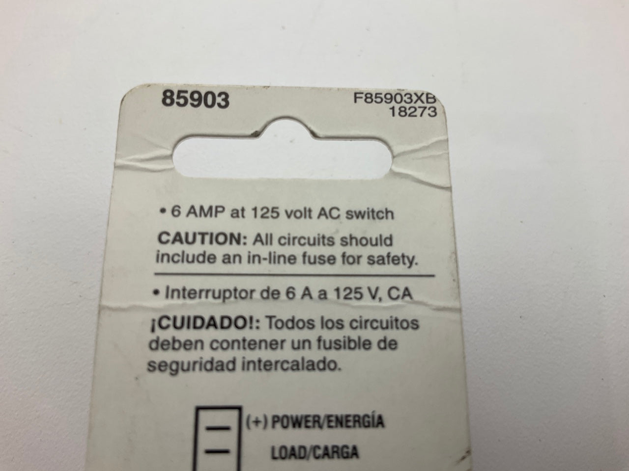 Dorman 85903 6 Amp Metal Toggle Switch W/ Screw Terminals 125V